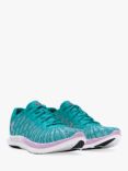 Under Armour Charged Women's Running Shoes, Teal/Purple Ace