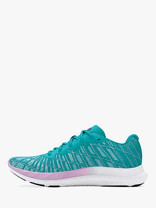 Under Armour Charged Women's Running Shoes, Teal/Purple Ace