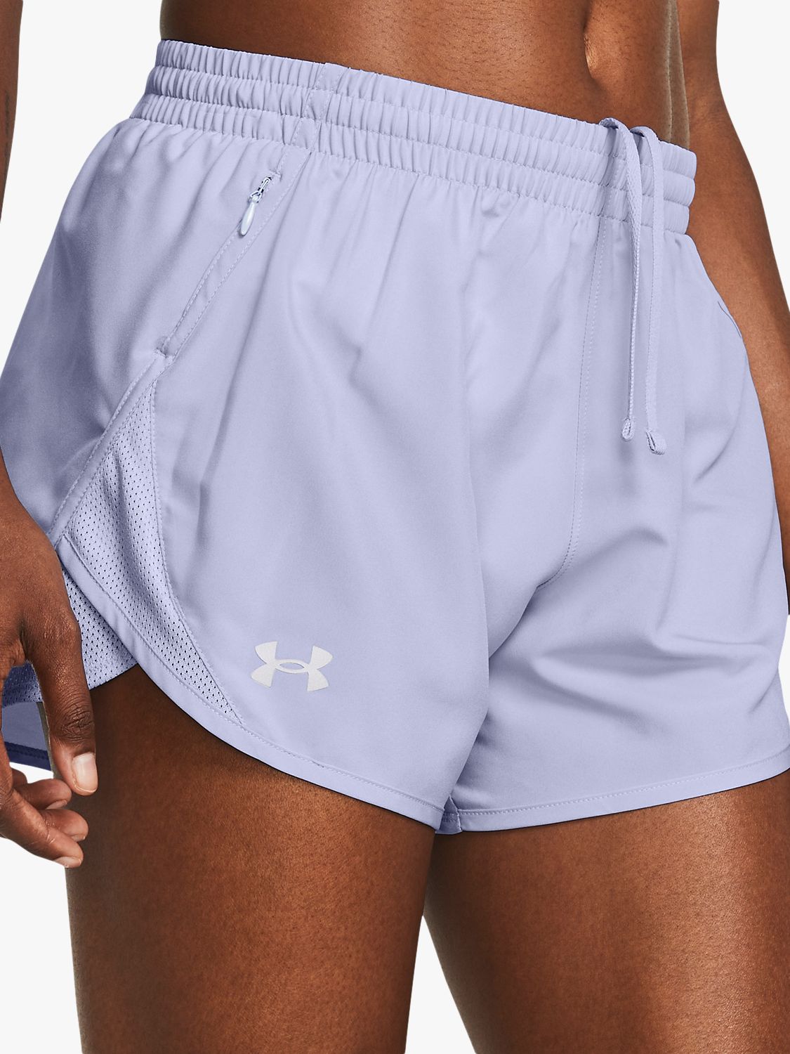 Under Armour Fly-By 3" Shorts, Celeste, S