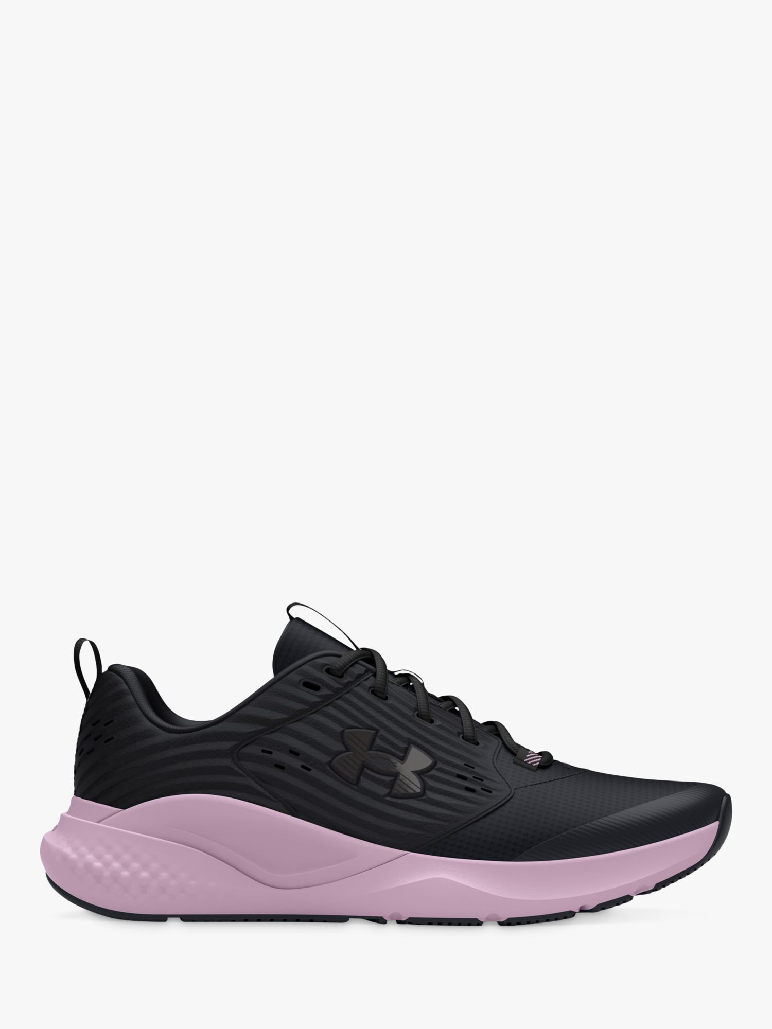 Under Armour Charged Women's Sports Shoes, Black/Purple, 5
