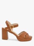 Paradox London Leya Block Heel Sandals, Tan