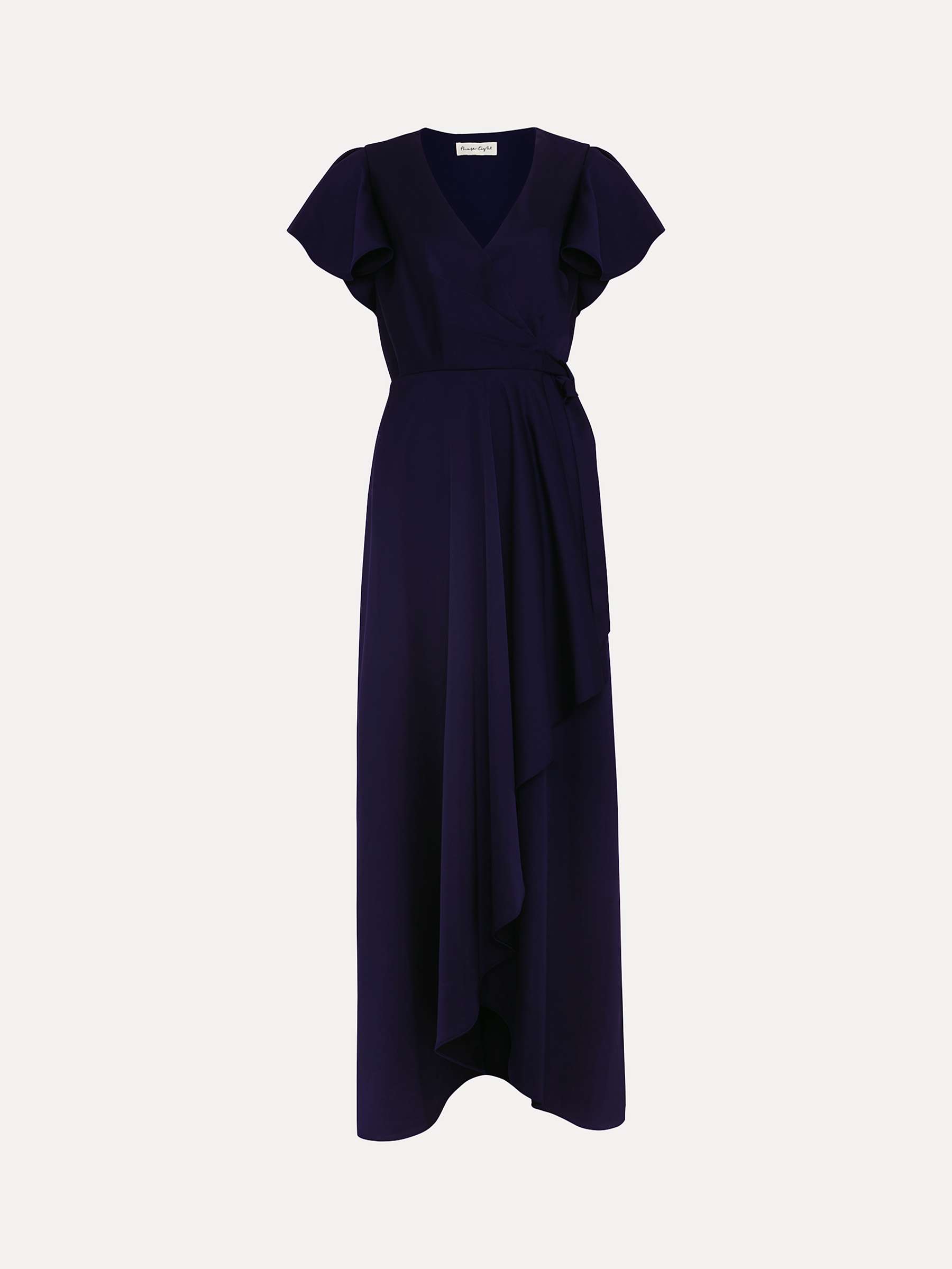 Buy Phase Eight Petite Arabella Wrap Maxi Dress, Navy Online at johnlewis.com