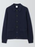 John Lewis Merino Wool & Cashmere Blend Shacket, Navy