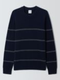 John Lewis Cashmere Crew Neck Wide Stripe Knit Jumper