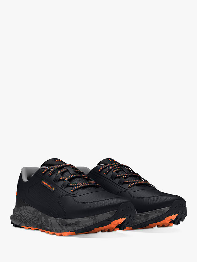 Under Armour Bandit Trail 3 Men's Running Shoes, Black / Orange Blast