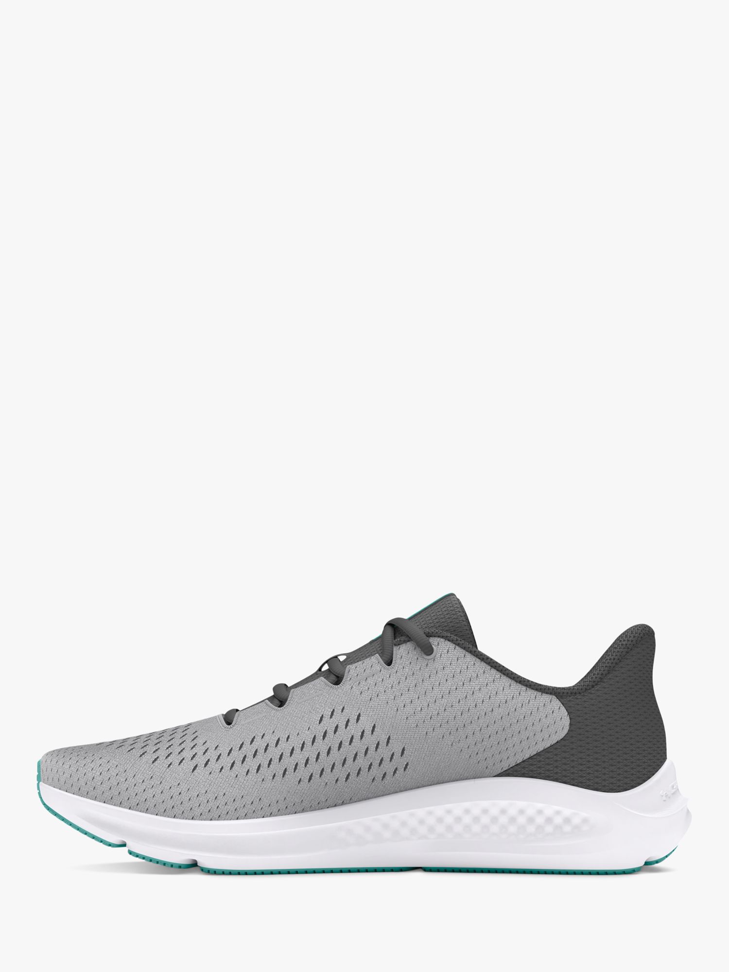 Under Armour Charged Pursuit 3 Big Logo Running Shoes, Rock/Turquoise ...