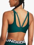 Under Armour Infinity 2.0 Low Strappy Sports Bra, Hydro Teal/White