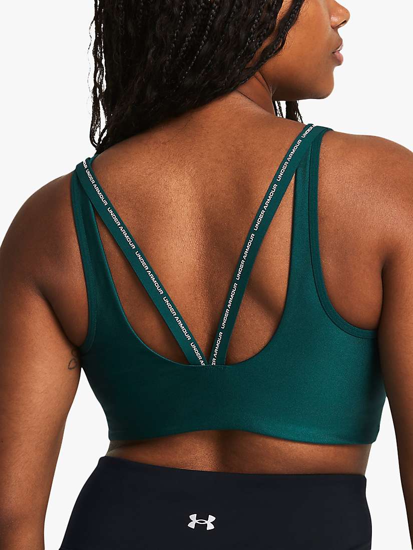 Buy Under Armour Infinity 2.0 Low Strappy Sports Bra, Hydro Teal/White Online at johnlewis.com
