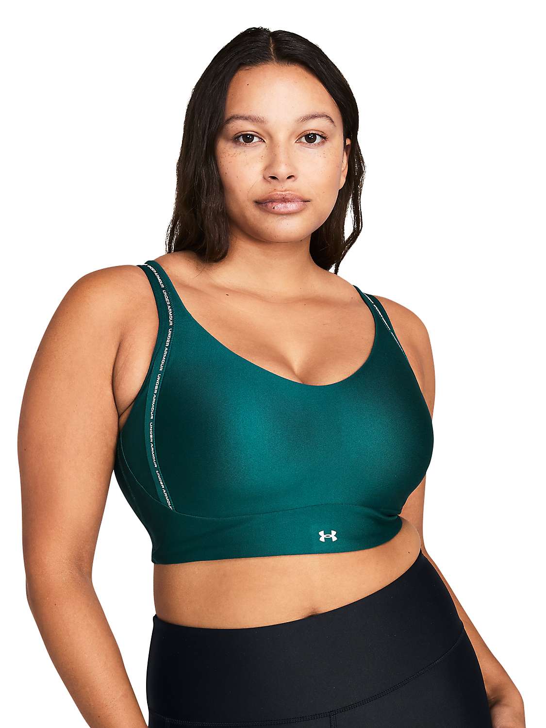 Buy Under Armour Infinity 2.0 Low Strappy Sports Bra, Hydro Teal/White Online at johnlewis.com