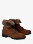 Dubarry Glengarriff Suede Lace Up Hiker Boots, Walnut