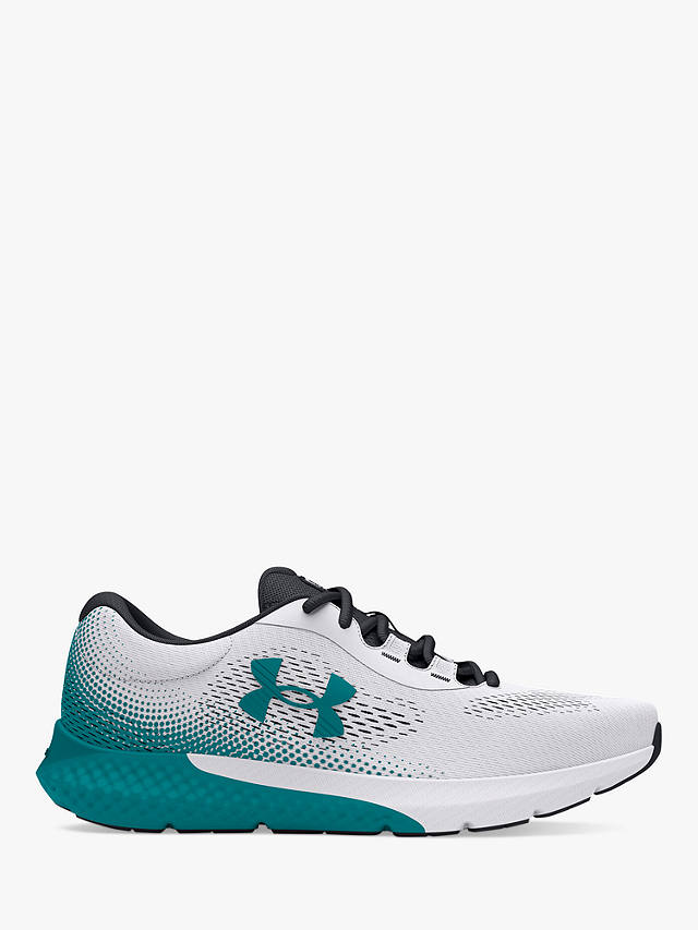 Under Armour Rogue 4 Men's Running Shoes, White / Circuit Teal