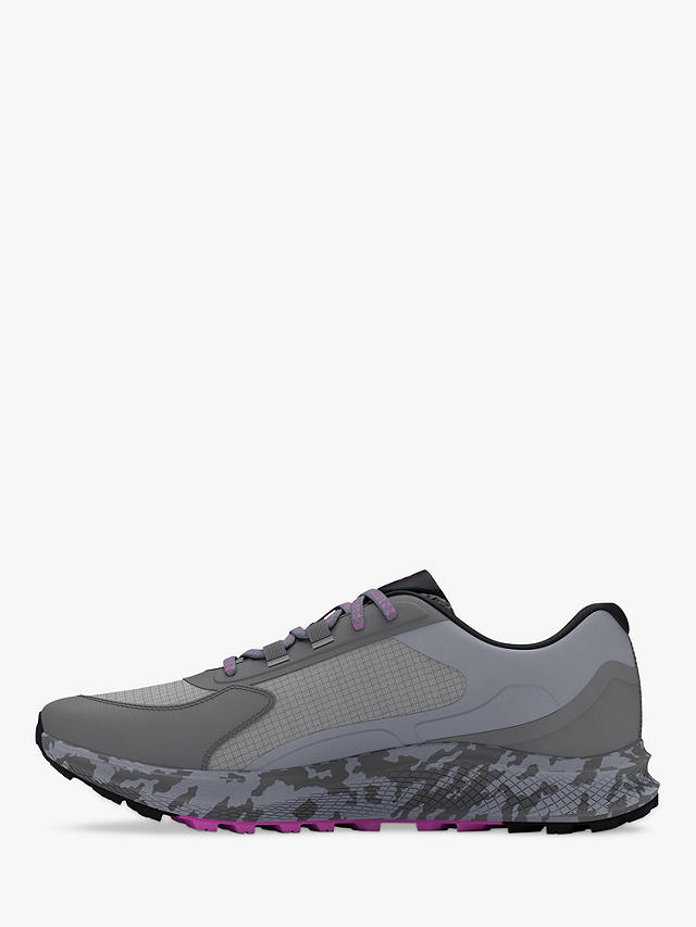 Under Armour Bandit Trail 3 Running Shoes, Gray/Magenta