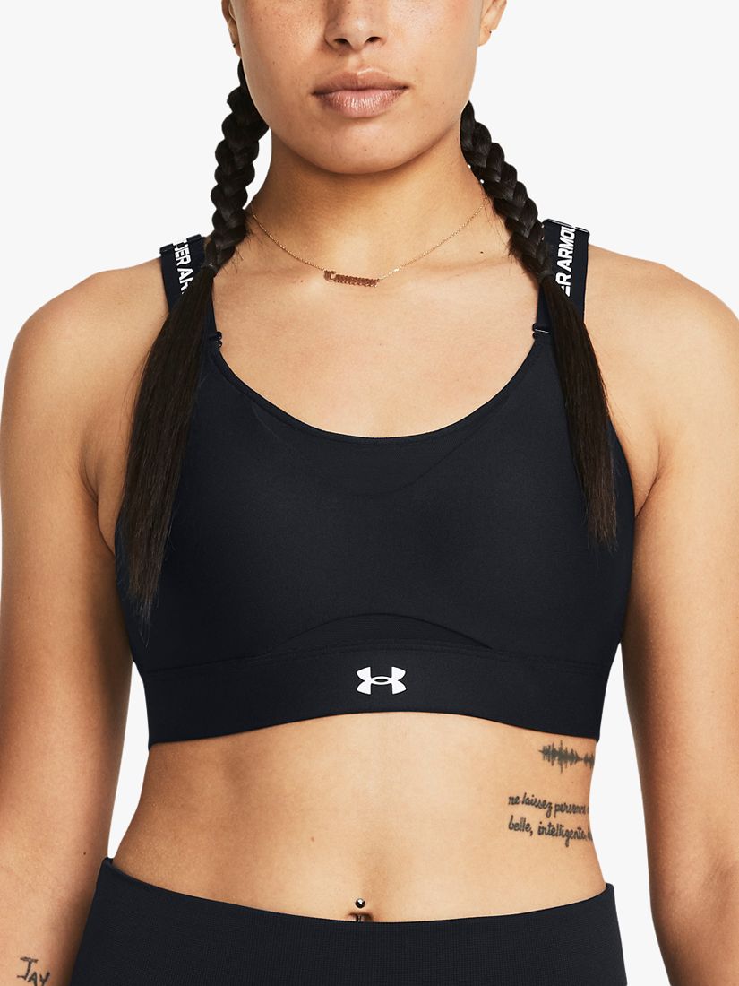 Under Armour Infinity 2.0 High Support Sports Bra, Black at John Lewis &  Partners