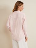 Phase Eight Bernice Stripe Shirt, White/Pink, White/Pink
