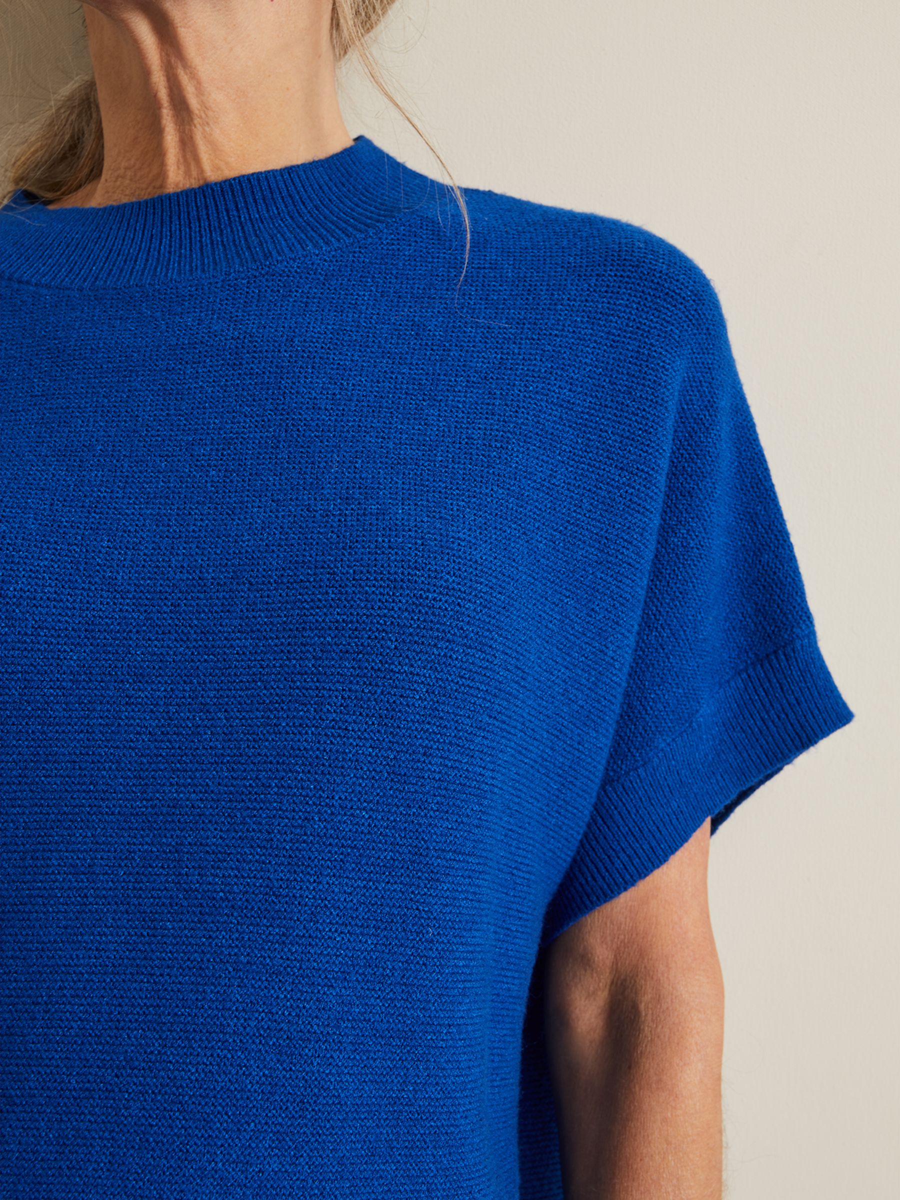 Buy Phase Eight Grace Sleeveless Tabard Top, Cobalt Online at johnlewis.com
