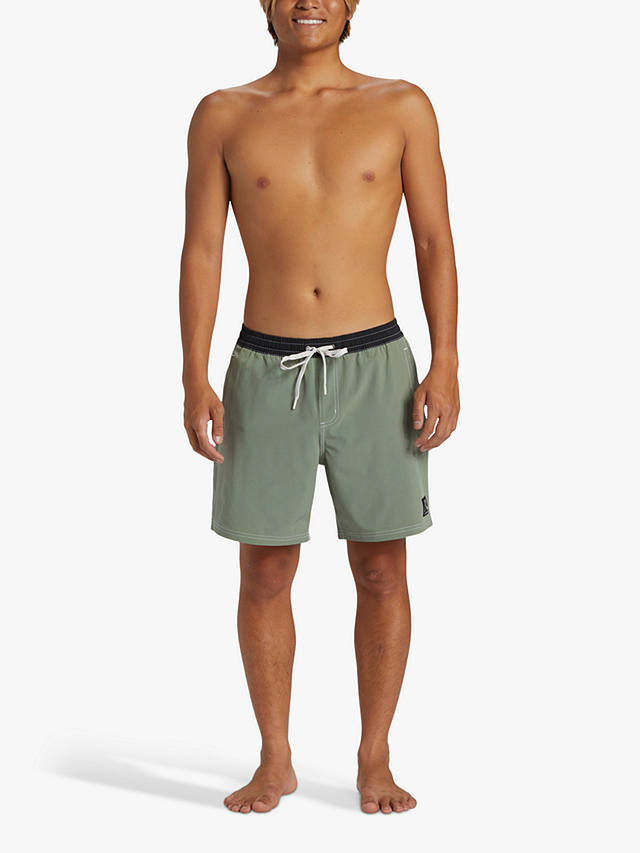 Quiksilver Originals Collection Straight Leg Swim Shorts, Sea Spray