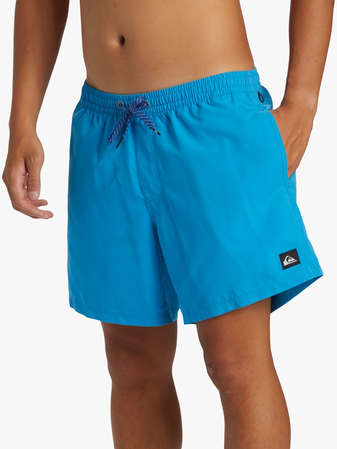 Quiksilver Solid Volley Swim Shorts, Swedish Blue, L