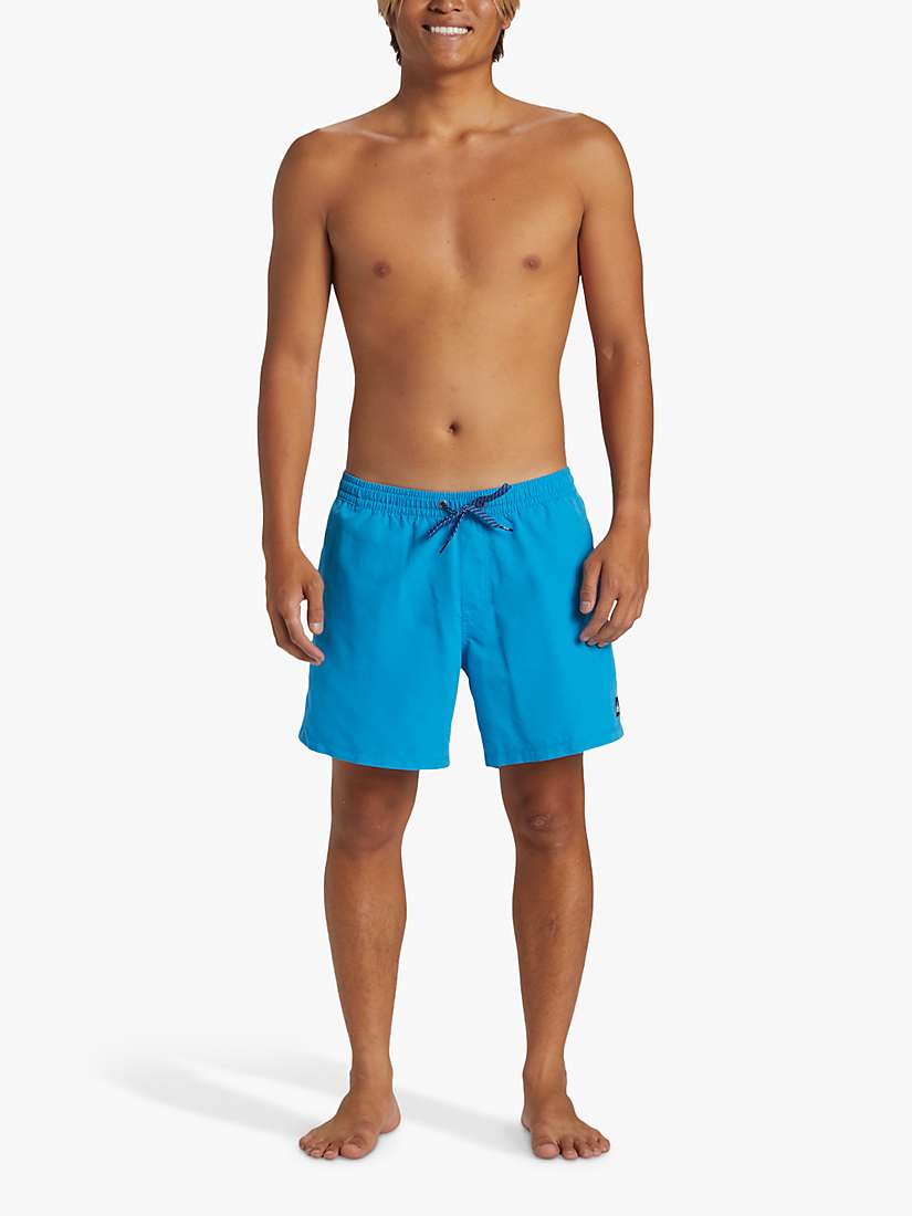 Buy Quiksilver Solid Volley Swim Shorts, Swedish Blue Online at johnlewis.com