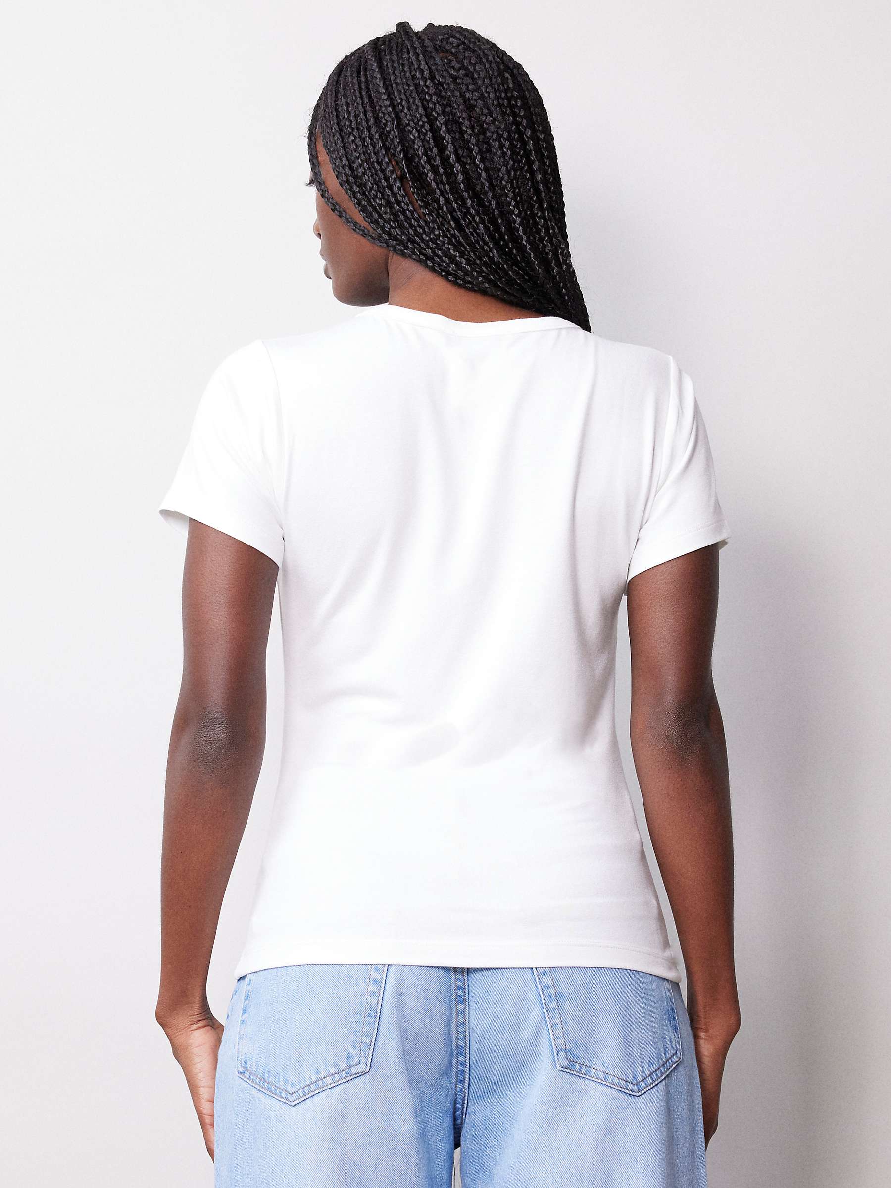 Buy Albaray Fitted Ecovero T-Shirt Online at johnlewis.com