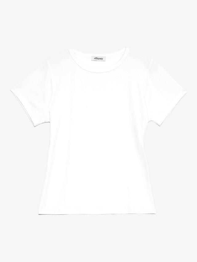 Albaray Fitted Ecovero T-Shirt, White