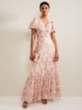 Phase Eight Genette Maxi Dress, Pale Pink