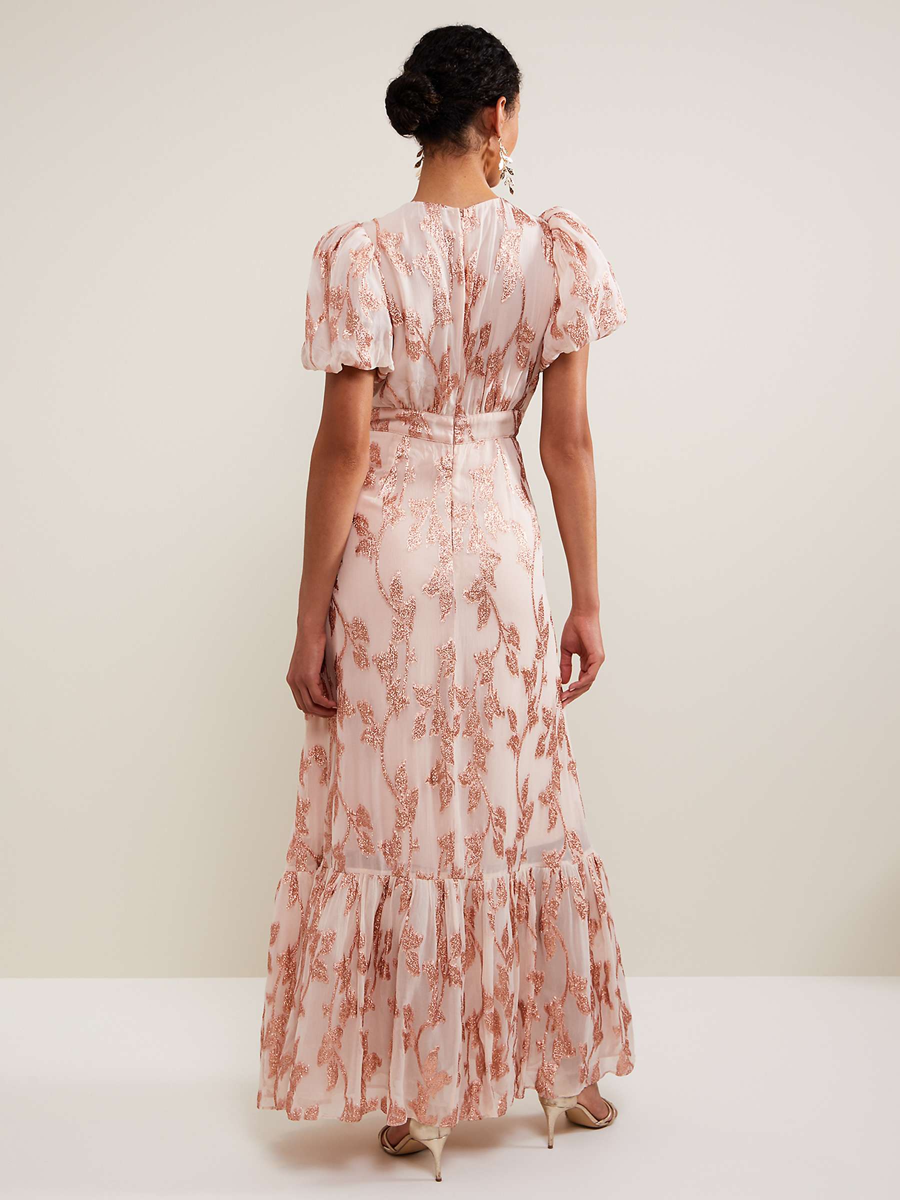 Buy Phase Eight Genette Maxi Dress, Pale Pink Online at johnlewis.com