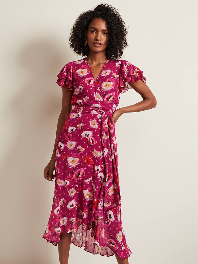 Phase Eight Nadine Floral Midi Dress, Multi