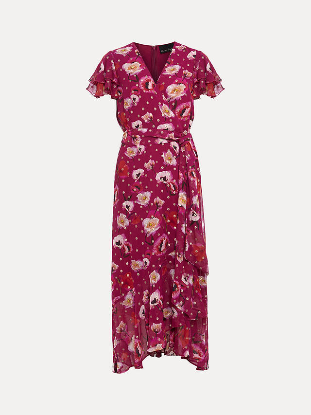 Phase Eight Nadine Floral Midi Dress, Multi