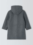 John Lewis Kids' Hooded Felt Duffle Coat, Grey