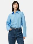 Jigsaw Cotton Poplin Shirt, Blue