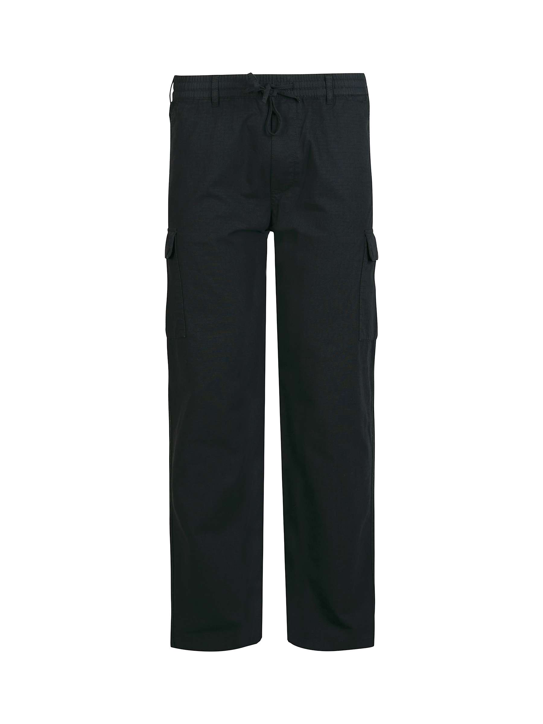 Buy Barbour International Penton Cargo Trousers, Black Online at johnlewis.com
