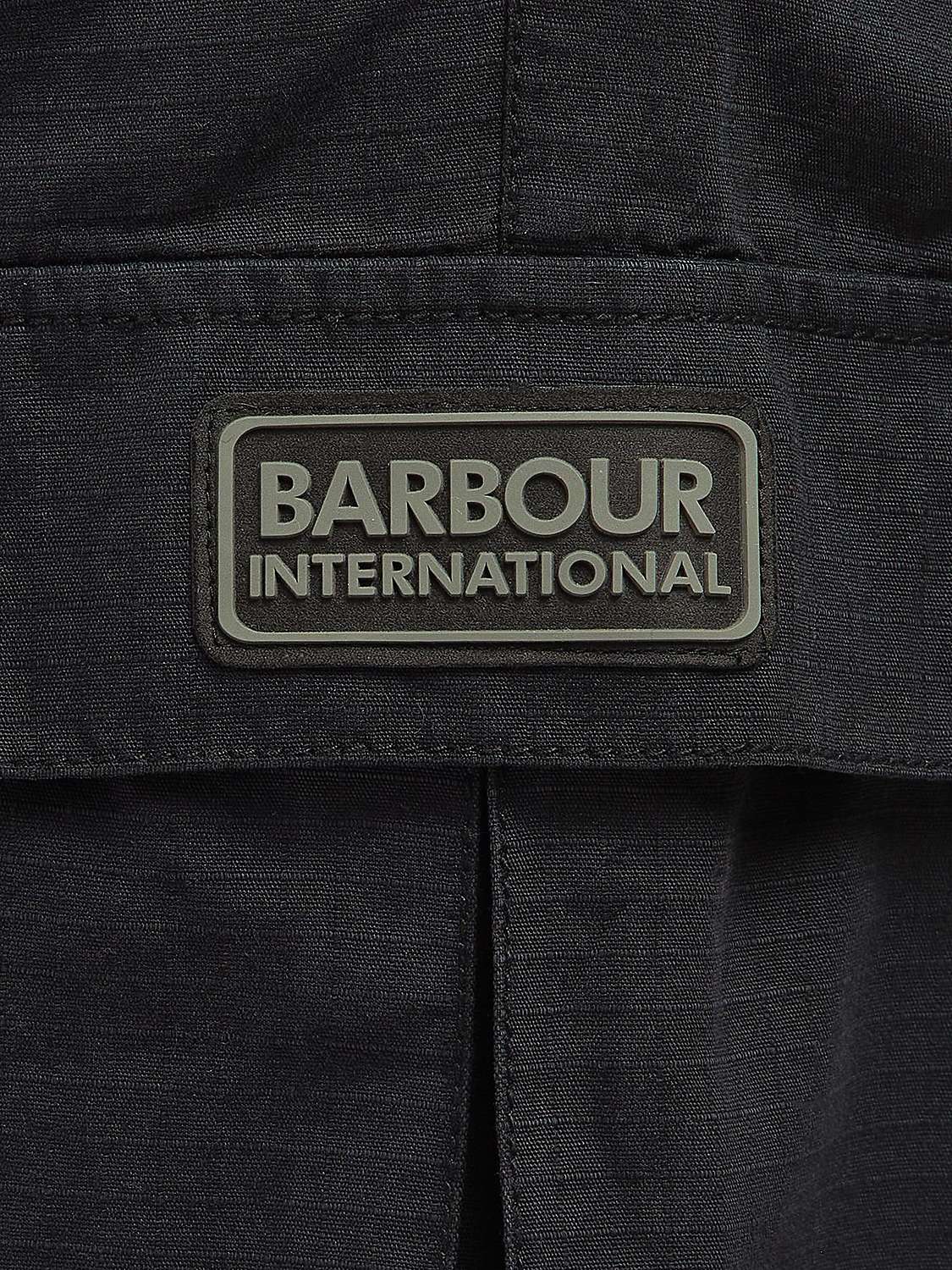 Buy Barbour International Penton Cargo Trousers, Black Online at johnlewis.com
