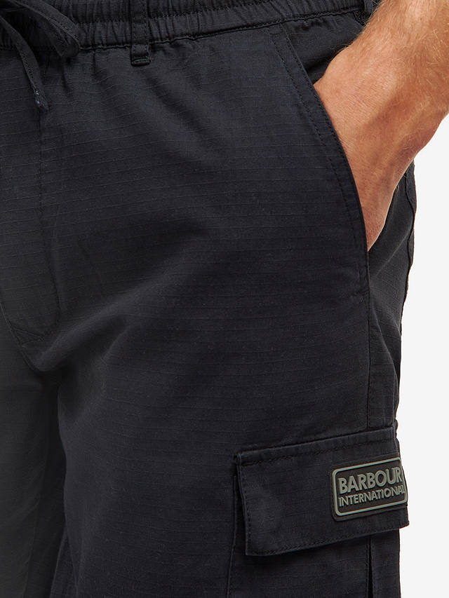 Barbour International Penton Cargo Trousers, Black