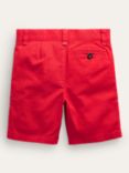 Mini Boden Kids' Classic Chino Shorts, Jam Red