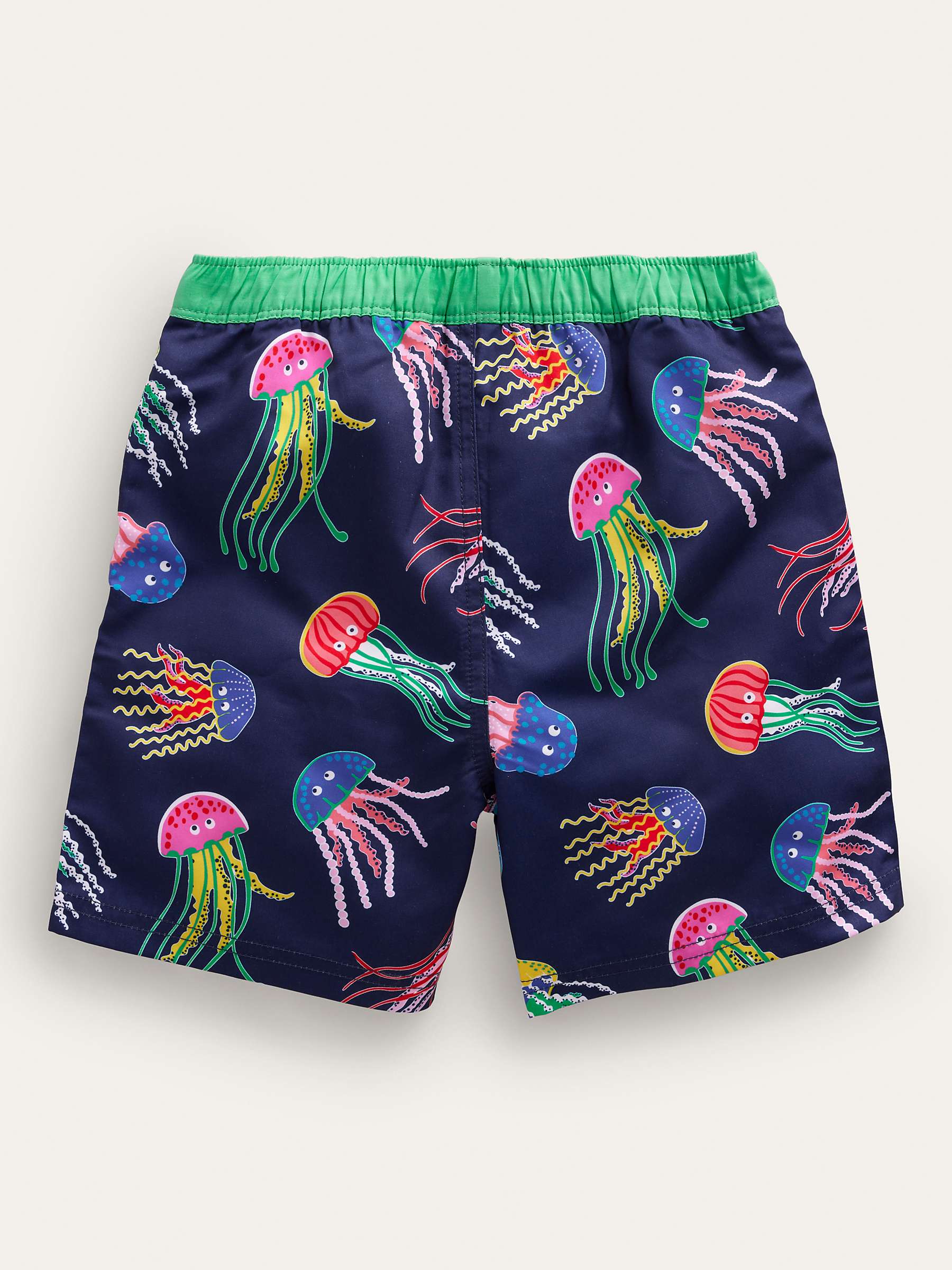 Buy Mini Boden Kids' Jellyfish Swim Shorts, Blue/Multi Online at johnlewis.com