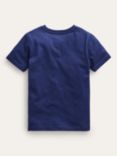 Mini Boden Kids' Glow-In-The-Dark Jellyfish T-Shirt, Navy