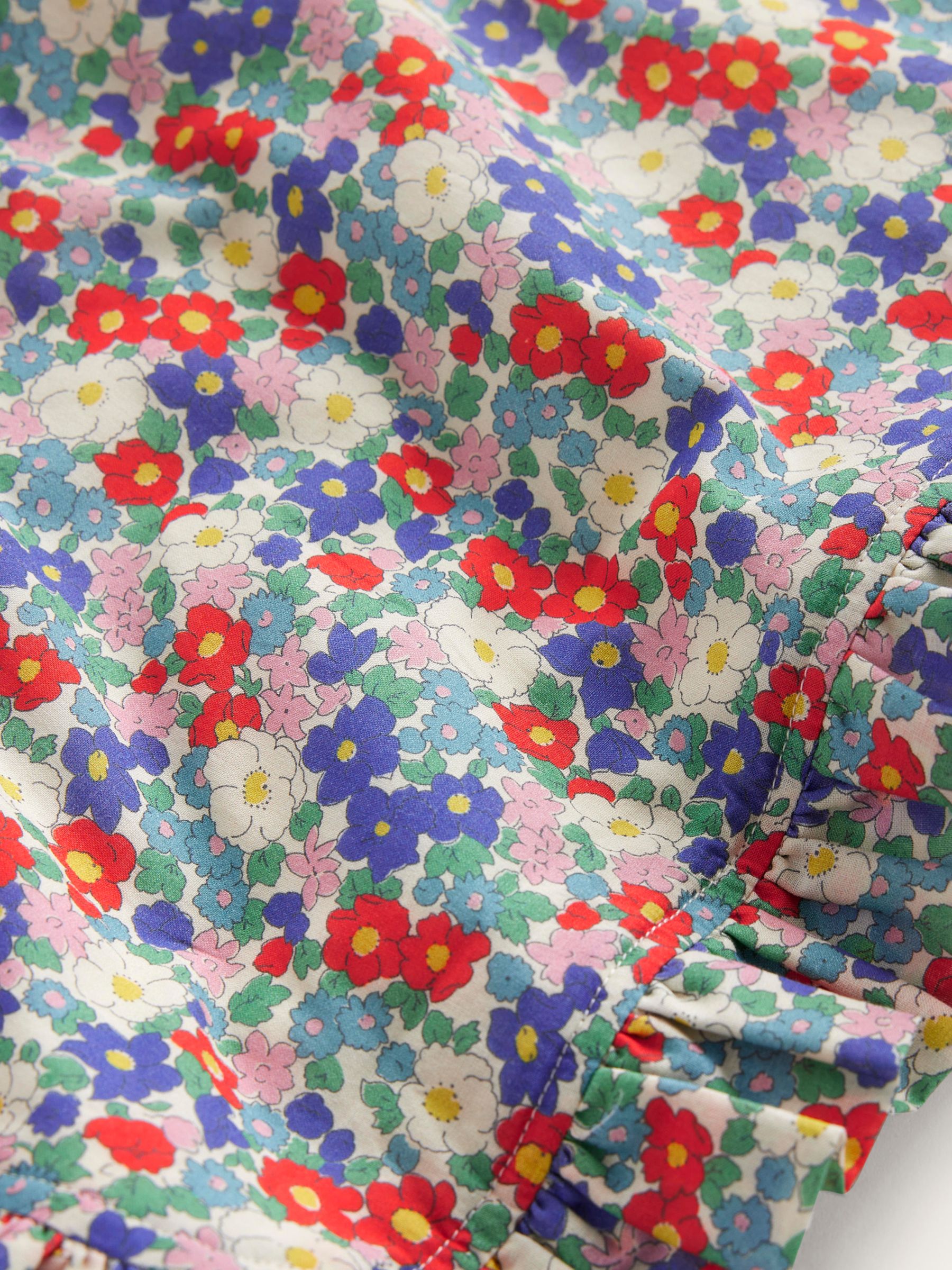 Buy Mini Boden Kids' Floral Towelling Hoodie Poncho, Nautical Floral Online at johnlewis.com