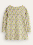 Mini Boden Kids' Easter Applique Jersey Tunic Top, Bloom Easter Eggs