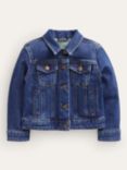 Mini Boden Kids' Everyday Denim Jacket, Mid Vintage