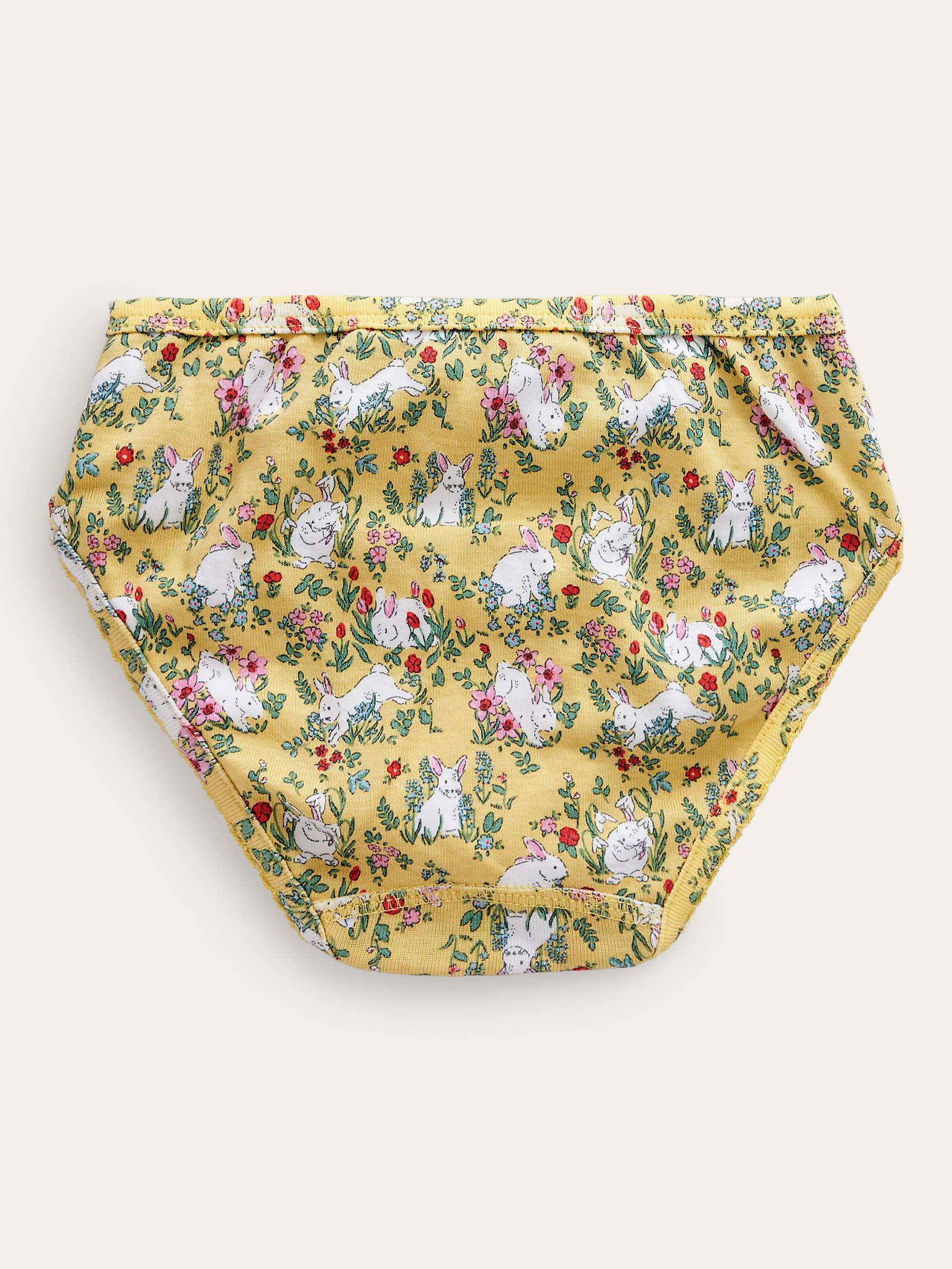 Buy Mini Boden Kids' Spring Bunnies Print Pants, Pack Of 7, Multi Online at johnlewis.com