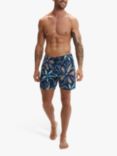 Speedo Men's Hyperboom 16" Watershorts, Pure Blue/Olive