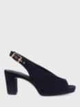 Hobbs Kali Suede Platform Sandals, Midnight