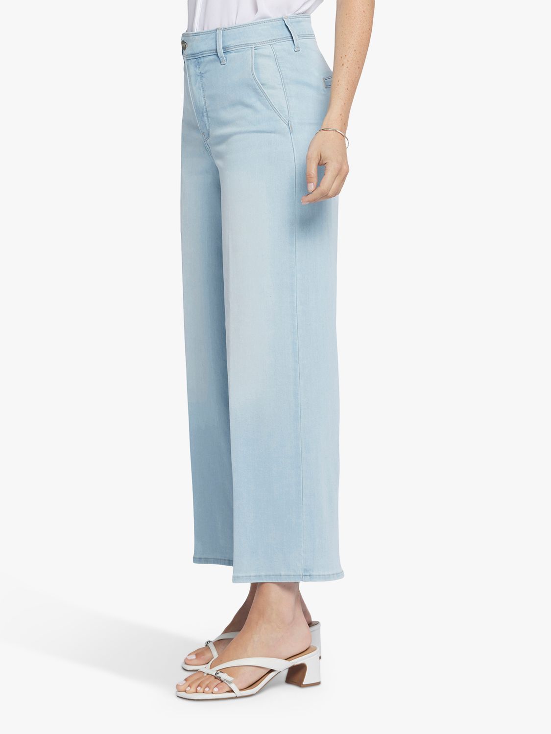 Buy NYDJ Mona High Rise Wide Leg Ankle Jeans Online at johnlewis.com