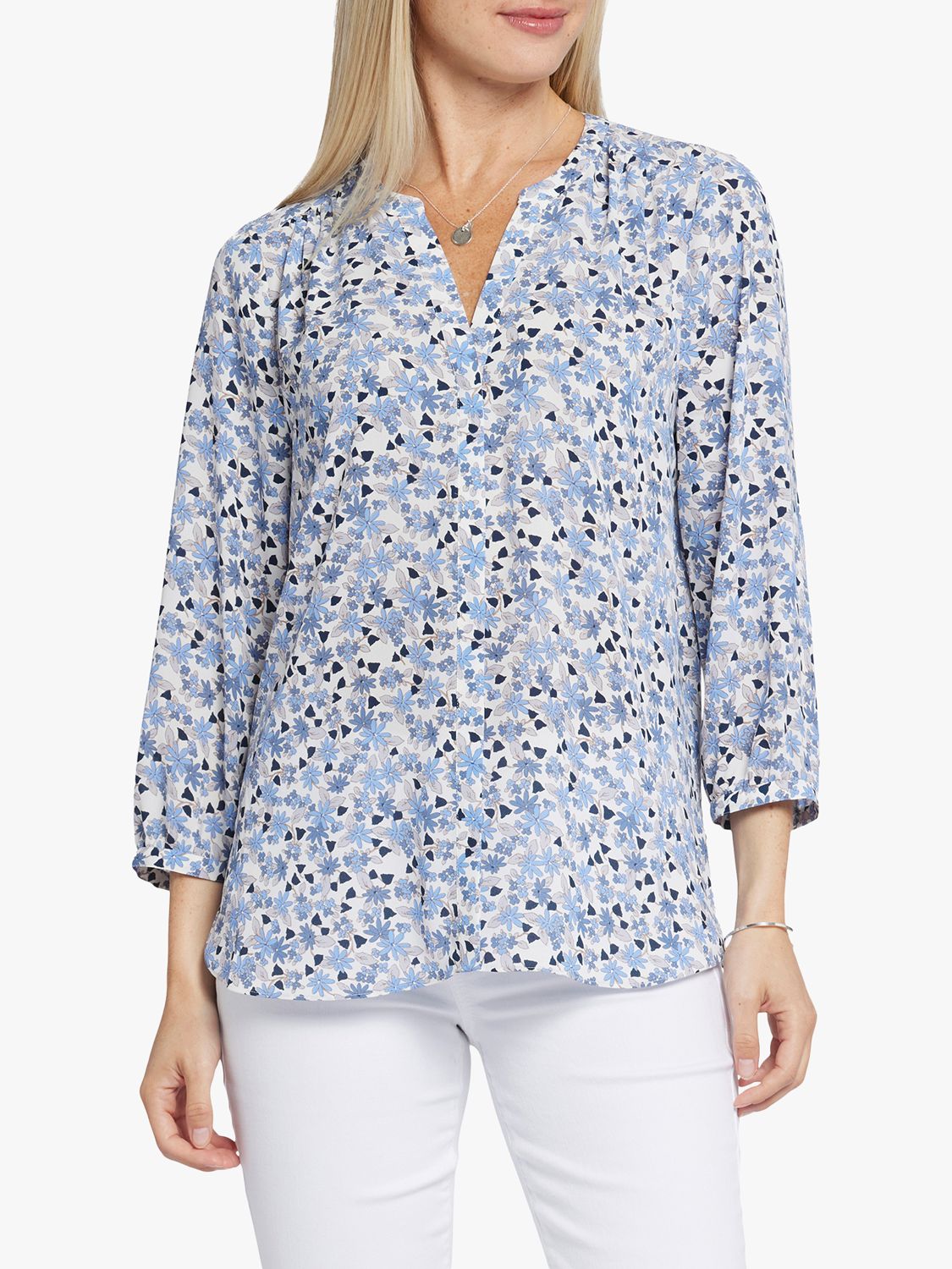 NYDJ Pintuck Blouse, Calle Canyon