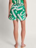 Monsoon Posy Beach Shorts, Green/Multi