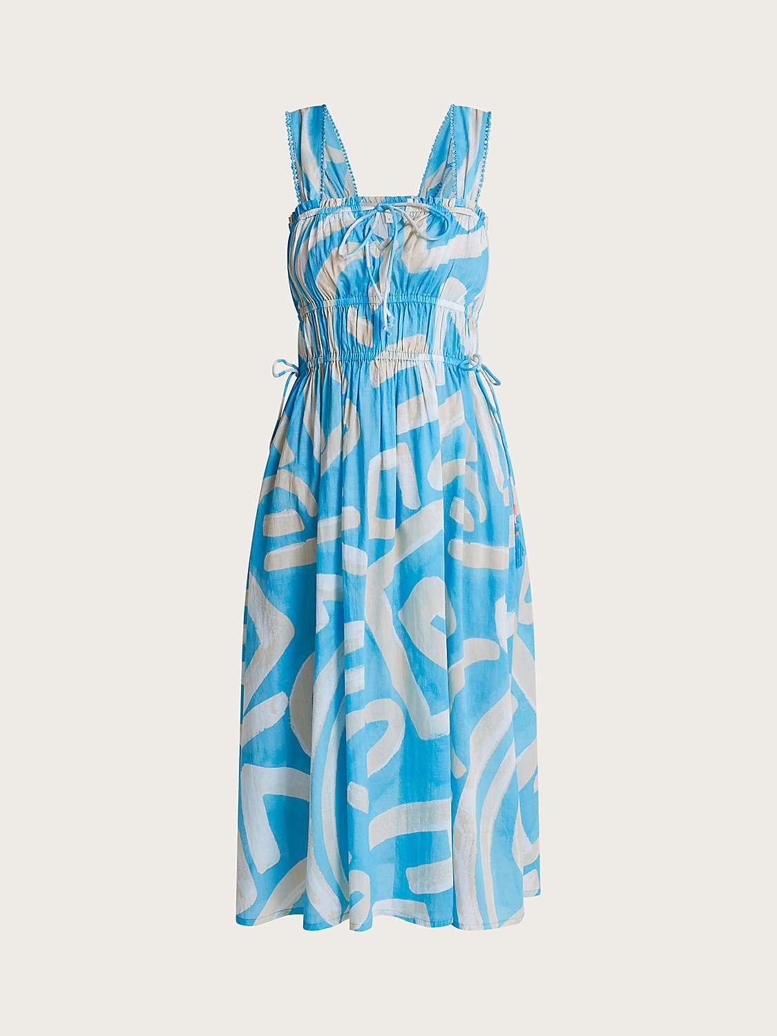 Buy Monsoon Demi Abstract Sundress, Blue Online at johnlewis.com
