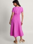 Monsoon Poppy Midi Dress, Pink