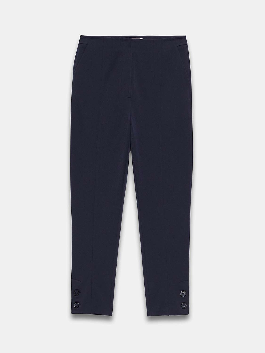 Buy Mint Velvet Slim Leg Tailored Trousers, Navy Online at johnlewis.com