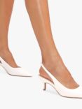 Carvela Rive Sling Back Court Shoes, White