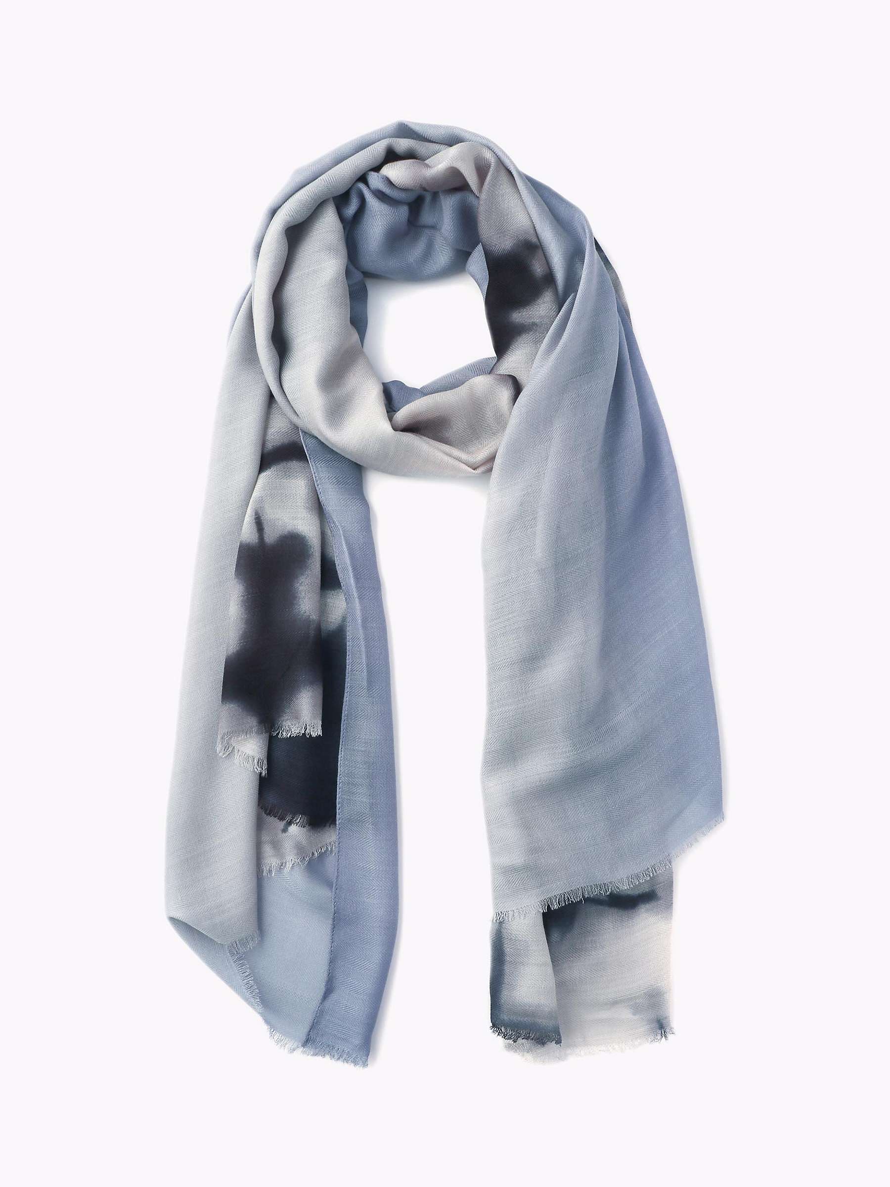 Buy Tutti & Co Aire Watercolour Scarf, Blue/White Online at johnlewis.com